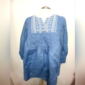 Saint Tropez West 100% Linen Tunic